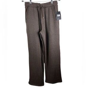 UGG Sweatpants Men’s Medium Brown Fleece Lined Wide Leg Pants Drawstring Soft